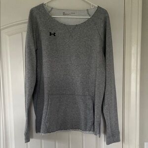 Under Armour Gray Long Sleeve Relaxed Sweatshirt